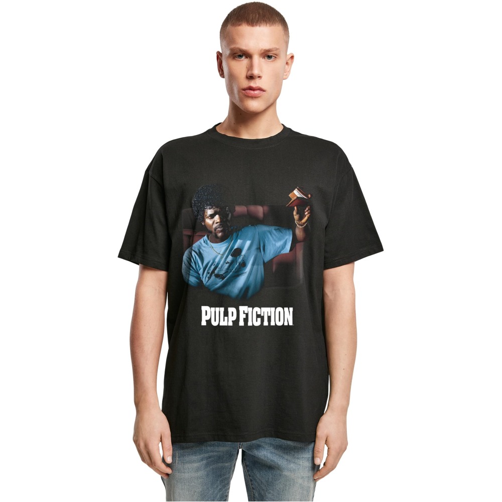 Merchcode Pulp Fiction - Wallet Oversize Tshirt Homme - Noir